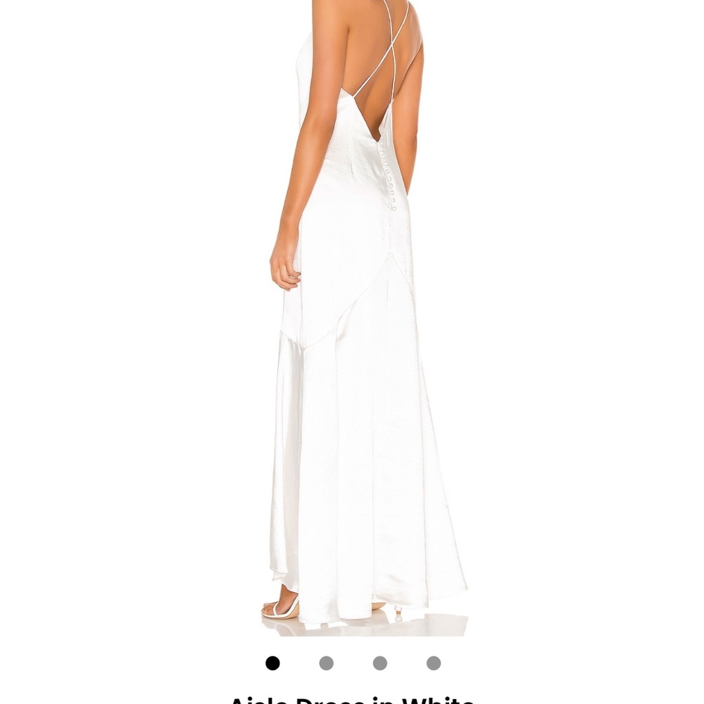 NWT Elliatt Aisle Dress - White Backless Dress